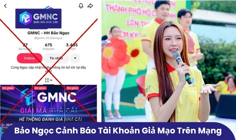 Thực Hư Cụm Từ Bảo Ngọc Tố Cáo GMNC Đang Lan Truyền Trên Mạng 1 Bảo Ngọc cảnh báo tài khoản giả mạo trên mạng