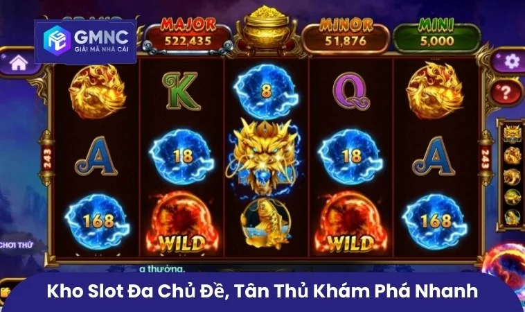 Kho slot đa chủ đề, tân thủ khám phá nhanh